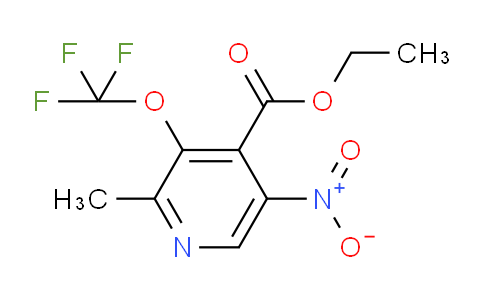 Ethyl 2-methyl-5-nitro-3-(trifluoromethoxy)pyridine-4-carboxylate