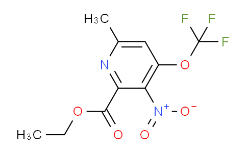 Ethyl 6-methyl-3-nitro-4-(trifluoromethoxy)pyridine-2-carboxylate