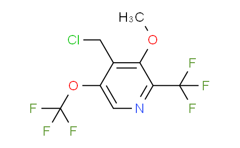 4-(Chloromethyl)-3-methoxy-5-(trifluoromethoxy)-2-(trifluoromethyl)pyridine