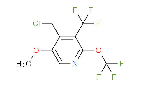 4-(Chloromethyl)-5-methoxy-2-(trifluoromethoxy)-3-(trifluoromethyl)pyridine