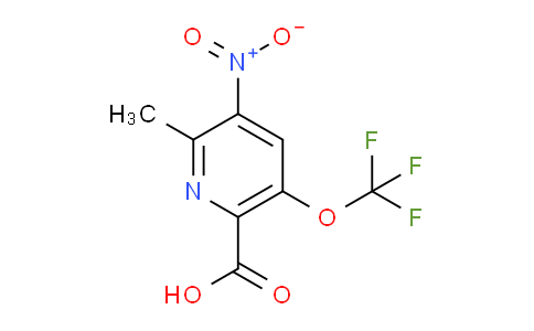 AM148890 | 1806759-43-2 | 2-Methyl-3-nitro-5-(trifluoromethoxy)pyridine-6-carboxylic acid
