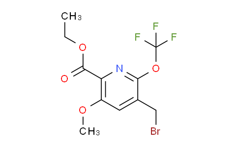 AM148891 | 1806748-85-5 | Ethyl 3-(bromomethyl)-5-methoxy-2-(trifluoromethoxy)pyridine-6-carboxylate