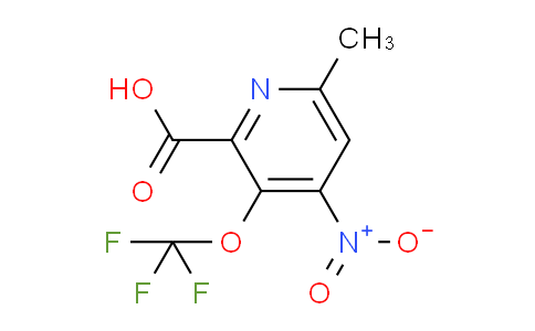 6-Methyl-4-nitro-3-(trifluoromethoxy)pyridine-2-carboxylic acid