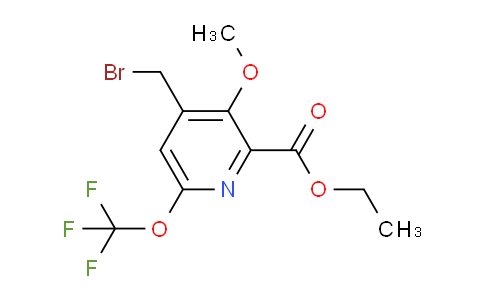 AM148900 | 1806762-68-4 | Ethyl 4-(bromomethyl)-3-methoxy-6-(trifluoromethoxy)pyridine-2-carboxylate