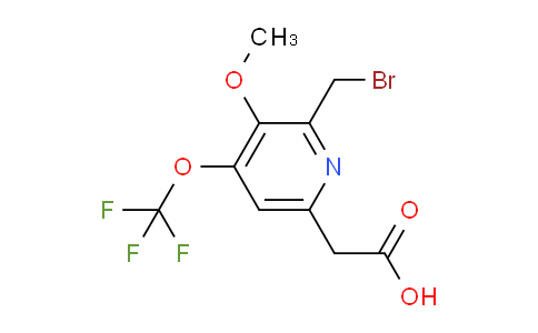 AM148906 | 1804468-94-7 | 2-(Bromomethyl)-3-methoxy-4-(trifluoromethoxy)pyridine-6-acetic acid