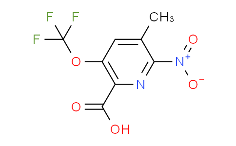 3-Methyl-2-nitro-5-(trifluoromethoxy)pyridine-6-carboxylic acid
