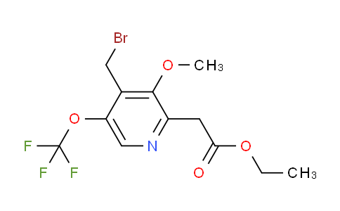 AM148909 | 1804637-77-1 | Ethyl 4-(bromomethyl)-3-methoxy-5-(trifluoromethoxy)pyridine-2-acetate