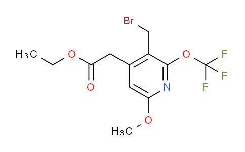 AM148915 | 1805152-50-4 | Ethyl 3-(bromomethyl)-6-methoxy-2-(trifluoromethoxy)pyridine-4-acetate