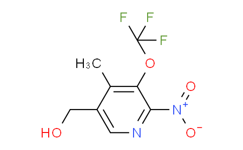 4-Methyl-2-nitro-3-(trifluoromethoxy)pyridine-5-methanol