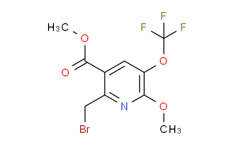 Methyl 2-(bromomethyl)-6-methoxy-5-(trifluoromethoxy)pyridine-3-carboxylate