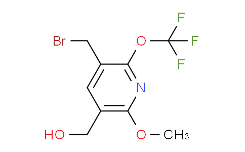 3-(Bromomethyl)-6-methoxy-2-(trifluoromethoxy)pyridine-5-methanol