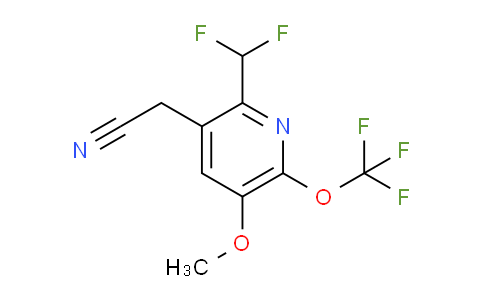 AM148945 | 1805098-39-8 | 2-(Difluoromethyl)-5-methoxy-6-(trifluoromethoxy)pyridine-3-acetonitrile