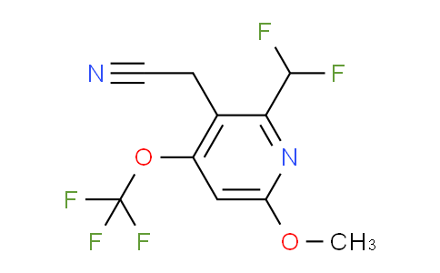 AM148949 | 1806746-63-3 | 2-(Difluoromethyl)-6-methoxy-4-(trifluoromethoxy)pyridine-3-acetonitrile