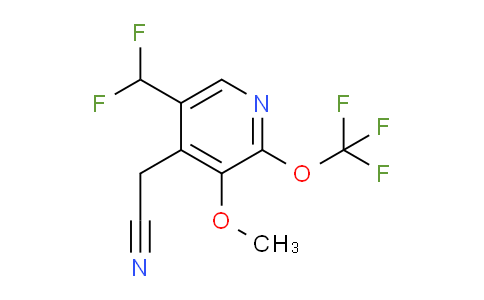 5-(Difluoromethyl)-3-methoxy-2-(trifluoromethoxy)pyridine-4-acetonitrile
