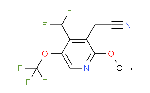4-(Difluoromethyl)-2-methoxy-5-(trifluoromethoxy)pyridine-3-acetonitrile