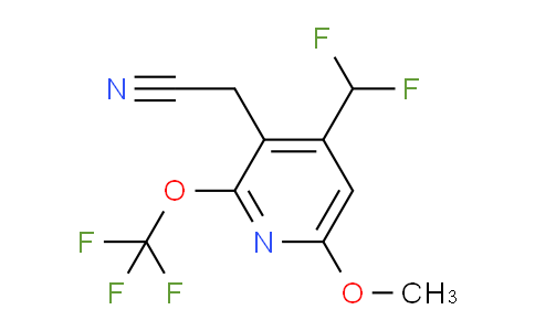 AM148977 | 1806175-43-8 | 4-(Difluoromethyl)-6-methoxy-2-(trifluoromethoxy)pyridine-3-acetonitrile