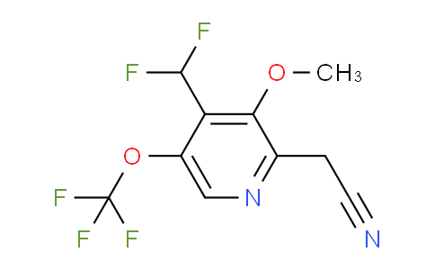 AM148978 | 1805098-67-2 | 4-(Difluoromethyl)-3-methoxy-5-(trifluoromethoxy)pyridine-2-acetonitrile