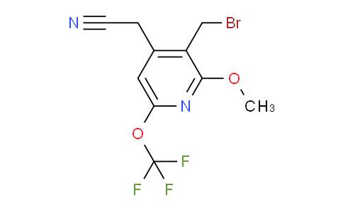 AM148981 | 1804356-61-3 | 3-(Bromomethyl)-2-methoxy-6-(trifluoromethoxy)pyridine-4-acetonitrile