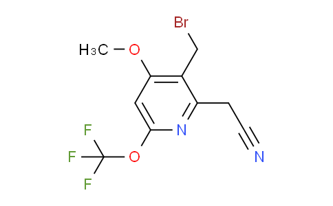 AM148987 | 1805917-24-1 | 3-(Bromomethyl)-4-methoxy-6-(trifluoromethoxy)pyridine-2-acetonitrile