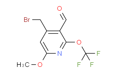 4-(Bromomethyl)-6-methoxy-2-(trifluoromethoxy)pyridine-3-carboxaldehyde