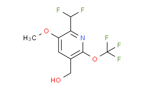 2-(Difluoromethyl)-3-methoxy-6-(trifluoromethoxy)pyridine-5-methanol