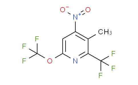 3-Methyl-4-nitro-6-(trifluoromethoxy)-2-(trifluoromethyl)pyridine