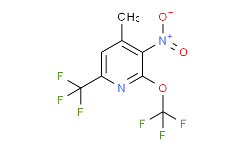 4-Methyl-3-nitro-2-(trifluoromethoxy)-6-(trifluoromethyl)pyridine