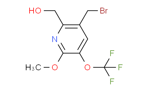 5-(Bromomethyl)-2-methoxy-3-(trifluoromethoxy)pyridine-6-methanol