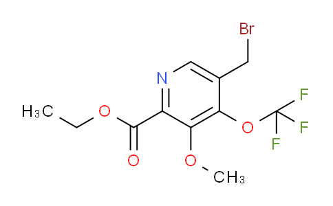 Ethyl 5-(bromomethyl)-3-methoxy-4-(trifluoromethoxy)pyridine-2-carboxylate