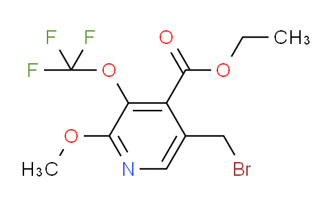 Ethyl 5-(bromomethyl)-2-methoxy-3-(trifluoromethoxy)pyridine-4-carboxylate