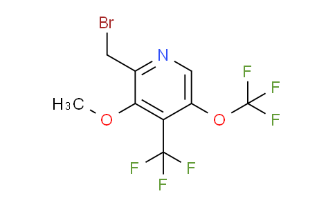 2-(Bromomethyl)-3-methoxy-5-(trifluoromethoxy)-4-(trifluoromethyl)pyridine