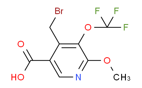 4-(Bromomethyl)-2-methoxy-3-(trifluoromethoxy)pyridine-5-carboxylic acid