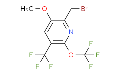 2-(Bromomethyl)-3-methoxy-6-(trifluoromethoxy)-5-(trifluoromethyl)pyridine