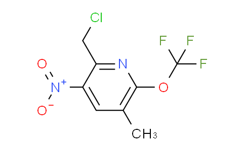 2-(Chloromethyl)-5-methyl-3-nitro-6-(trifluoromethoxy)pyridine