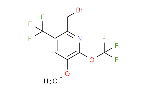 2-(Bromomethyl)-5-methoxy-6-(trifluoromethoxy)-3-(trifluoromethyl)pyridine