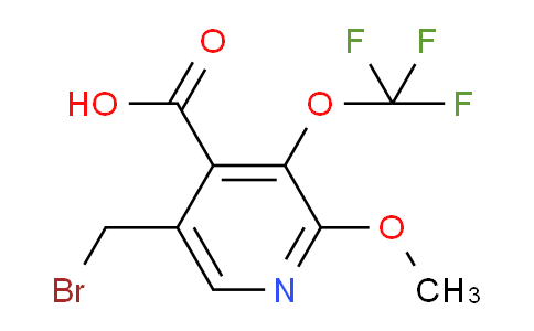 5-(Bromomethyl)-2-methoxy-3-(trifluoromethoxy)pyridine-4-carboxylic acid