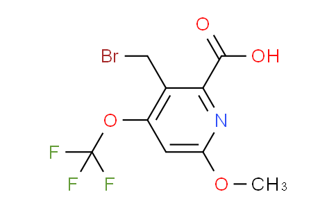 3-(Bromomethyl)-6-methoxy-4-(trifluoromethoxy)pyridine-2-carboxylic acid