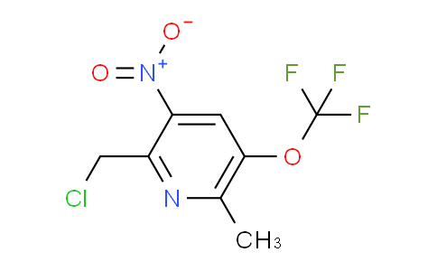 2-(Chloromethyl)-6-methyl-3-nitro-5-(trifluoromethoxy)pyridine