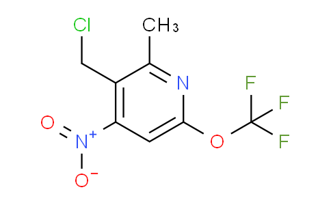 3-(Chloromethyl)-2-methyl-4-nitro-6-(trifluoromethoxy)pyridine