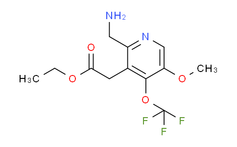 AM149074 | 1805136-08-6 | Ethyl 2-(aminomethyl)-5-methoxy-4-(trifluoromethoxy)pyridine-3-acetate