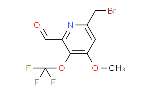 6-(Bromomethyl)-4-methoxy-3-(trifluoromethoxy)pyridine-2-carboxaldehyde