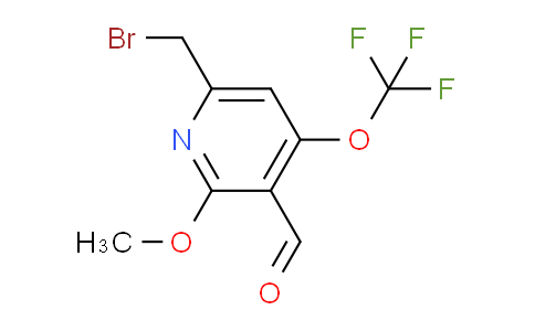 6-(Bromomethyl)-2-methoxy-4-(trifluoromethoxy)pyridine-3-carboxaldehyde