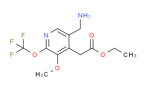 AM149092 | 1804746-99-3 | Ethyl 5-(aminomethyl)-3-methoxy-2-(trifluoromethoxy)pyridine-4-acetate