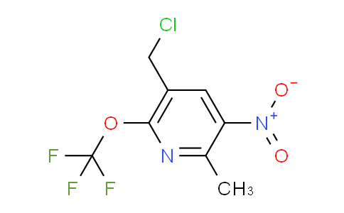 5-(Chloromethyl)-2-methyl-3-nitro-6-(trifluoromethoxy)pyridine