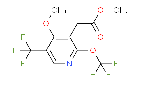 AM149098 | 1806754-10-8 | Methyl 4-methoxy-2-(trifluoromethoxy)-5-(trifluoromethyl)pyridine-3-acetate