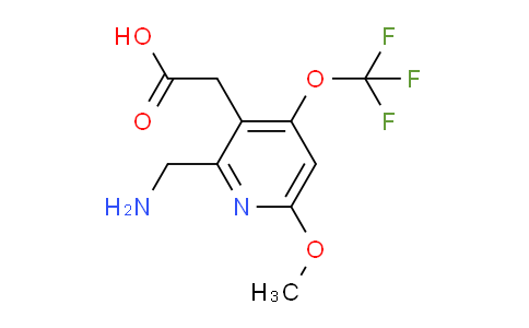 2-(Aminomethyl)-6-methoxy-4-(trifluoromethoxy)pyridine-3-acetic acid