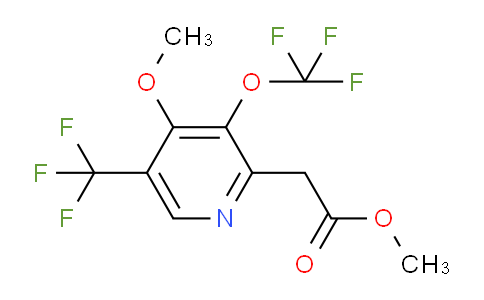 Methyl 4-methoxy-3-(trifluoromethoxy)-5-(trifluoromethyl)pyridine-2-acetate