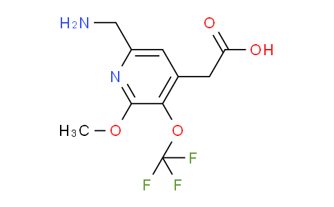 6-(Aminomethyl)-2-methoxy-3-(trifluoromethoxy)pyridine-4-acetic acid