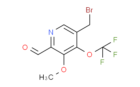 5-(Bromomethyl)-3-methoxy-4-(trifluoromethoxy)pyridine-2-carboxaldehyde