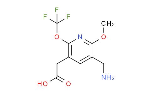 3-(Aminomethyl)-2-methoxy-6-(trifluoromethoxy)pyridine-5-acetic acid